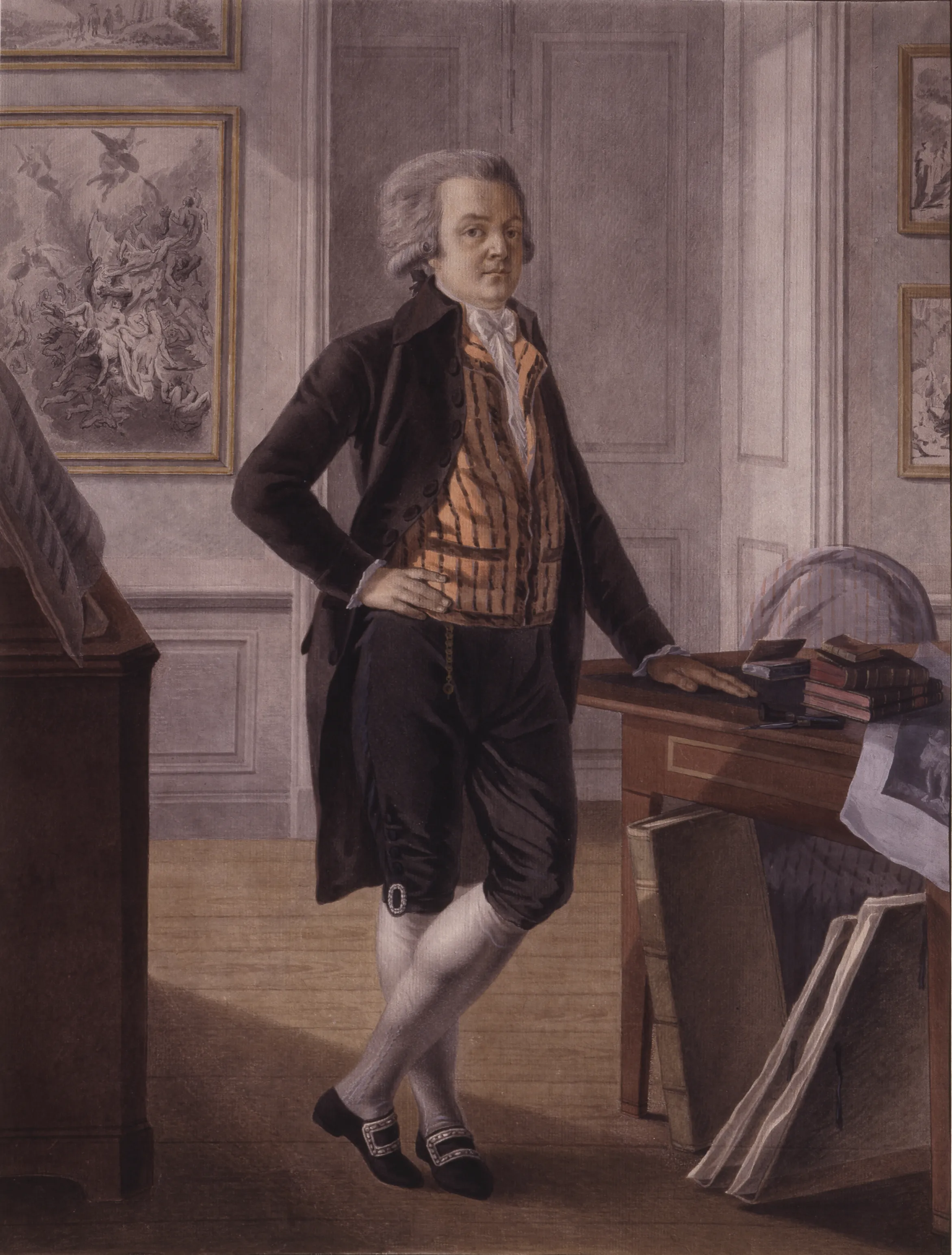 Автопортрет (В Кабинете гравюр Эрмитажа)